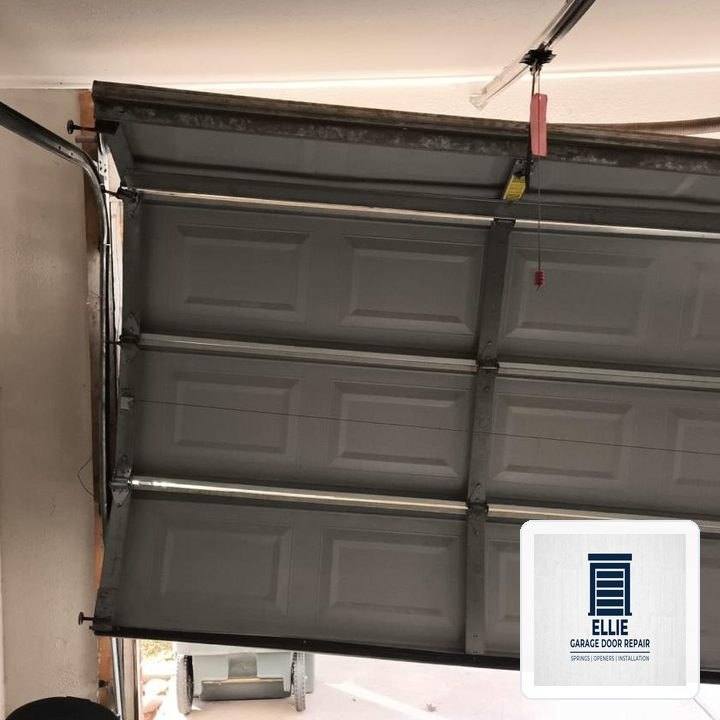 Ellie Garage Door Repair in Danvers, MA: Heavy-Duty Steel Section Strut & 11-Gauge Hinge Reinforcement - Danvers, MA